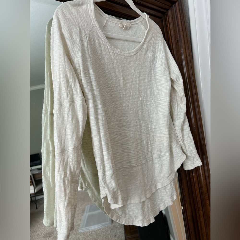 Cream top, size small, good condition